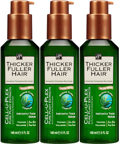 Thicker Fuller Hair Instantly Thick Serum 147 Ml Pack Of 3 Kuren