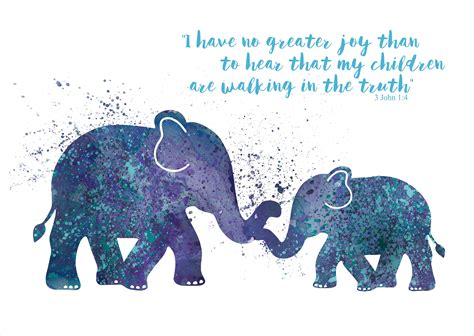 Nursery Wall Art Custom Quote Elephant Nursery Prints Etsy