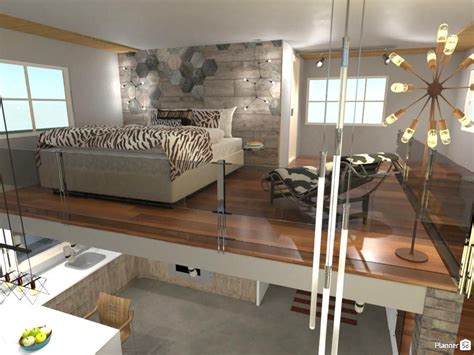 Maybe you would like to learn more about one of these? Bedroom interior design, Loft interior style, Planner 5D ...