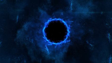 Blue Portal Animation Space Black Holes Hd Wallpaper Wallpaper Flare