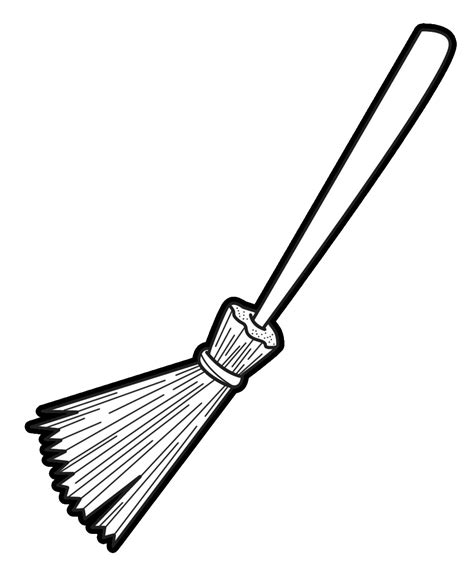Broom Clipart Black And White Clip Art Library