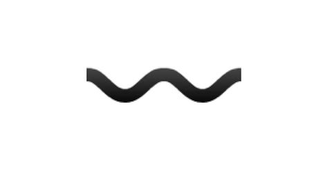 Wavy Line Symbol