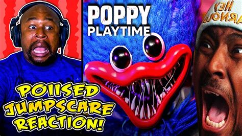Poppy Playtime Jumpscares With Poiised Reaction Youtube