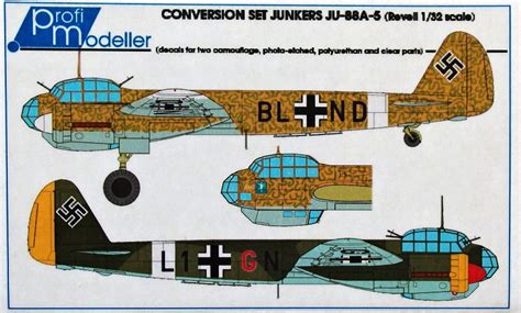 Modelimex Online Shop 132 Ju 88a 5 Conversion Setanddecals Rev