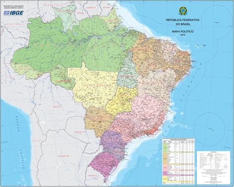 Mapa De Brasil Con Sus Estados Y Capitales Tamaño Completo Ex