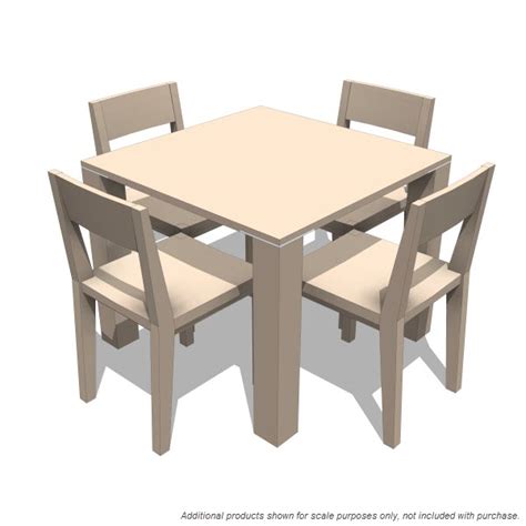Revit parametric dining table 3d model. LAX Series Edge Dining & Square Table 10285 - $2.00 ...