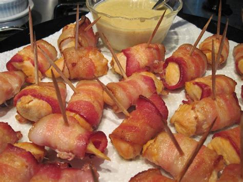 In a small bowl, combine mayonnaise, eggs, mustard, worcestershire sauce, and seasoned salt. Aldi Gourmet: Superbowl Treat #1 - Bacon Wrapped Chicken Bites