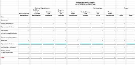 9 Free Depreciation Schedule Templates In Ms Word And Ms Excel