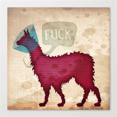 For The Love Of Llamas Canvas Print By Misa Nz Society6