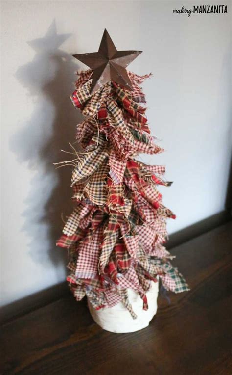How To Make A Fabric Christmas Tree Easy Diy Making Manzanita