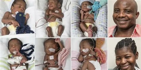Nigerian Couple Welcome Sextuplets After 17 Years Of Trying To Conceive