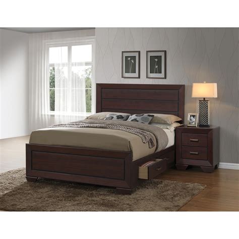 Browse bedroom furniture, dining room furniture, living room furniture, home or, find a special piece of furniture that makes your home feel more complete. Coaster Furniture Fenbrook Panel Storage Bed - Walmart.com ...