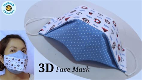 Infected by an infectious mask wearer? FABRIC FACE MASK 3D: Máscara de Proteção de Tecido - Molde ...