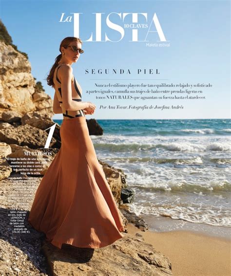 Kim Noorda Harpers Bazaar Spain Beach Fashion Editorial