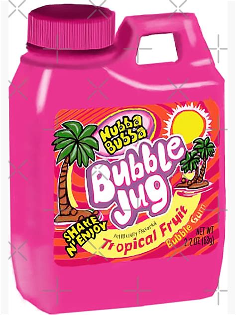 Hubba Bubba Bubble Jug Poster For Sale By Babybluesstudio Redbubble