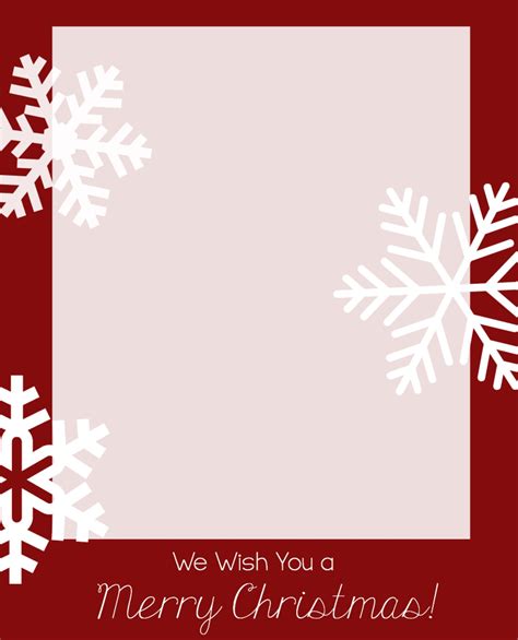 Free Christmas Card Templates Christmas Photo Card Template