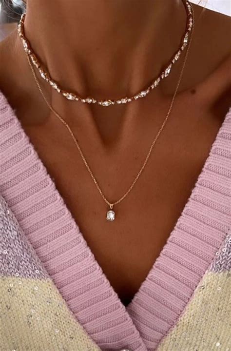 Caroline Svedbom Naya Necklace Gold Crystal