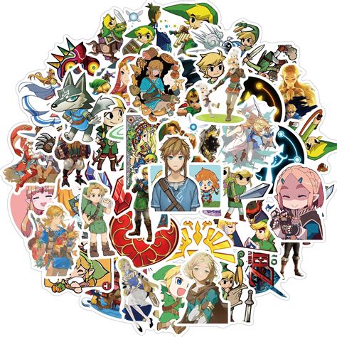 Buy The Legend Of Zelda Stickers Pack Cool 50pcs Vinyl Waterproof Game