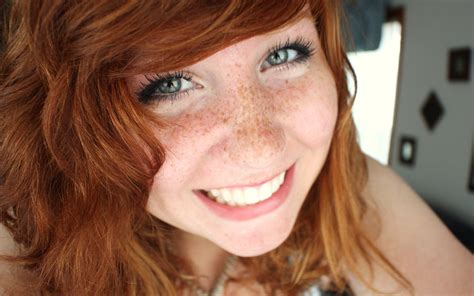 Women Model Redhead Long Hair Face Portrait Blue Eyes Daftsex Hd