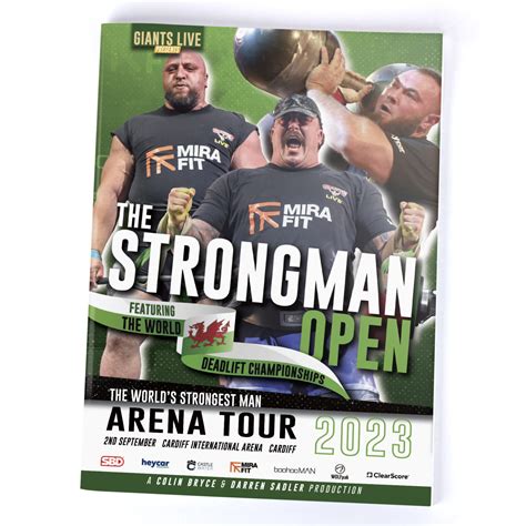 The Strongman Open 2023 Official Programme Giants Live