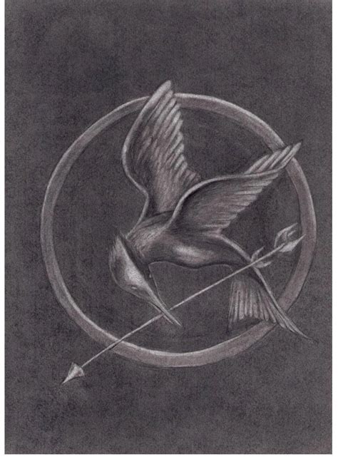 Hunger Games Graphite Hunger Games Drawings Art
