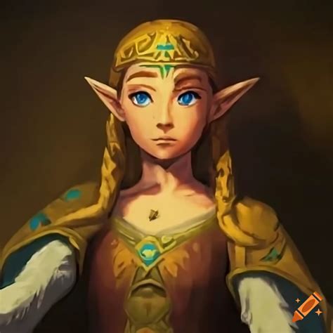 Zelda Portrayed As A Powerful Ruler In A Renaissance Artwork On Craiyon
