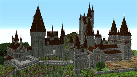 Harry Potter Castle Minecraft Map Image To U