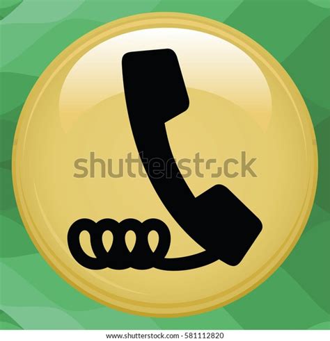 Phone Call Icon Stock Vector Royalty Free 581112820 Shutterstock