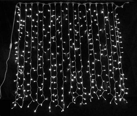 3mx3m 300led Fairy String Icicle Curtain Light 300bulbs Xmas Christmas