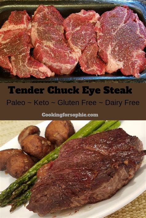 Thanks for reading and commenting. This tender, boneless beef chuck steak is started on the ...