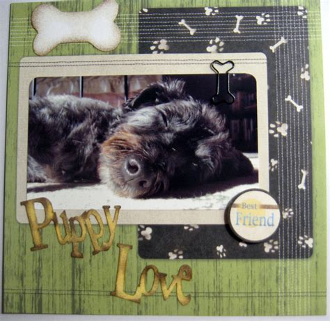 We have built our business on trust and fairness, standing behind our puppies and our word. Puppy Love - created by N. Hornberger-Sophie Bean Schnoodle | Dog scrapbook layouts, Dog ...