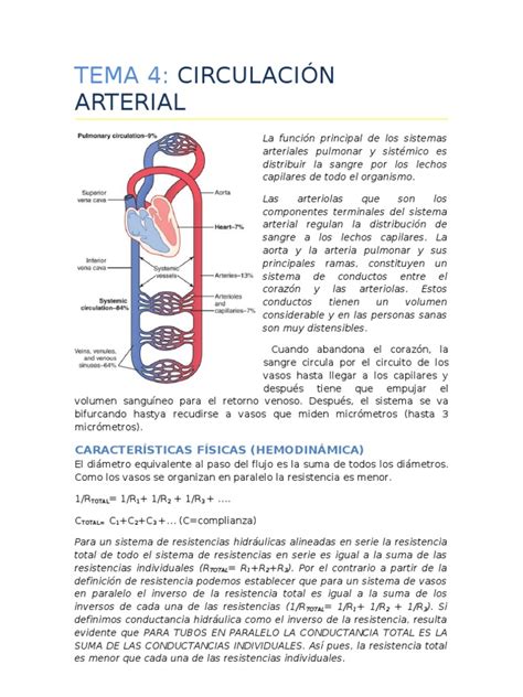 Tema 4 Circulación Arterial