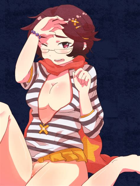 Rule 34 Blush Breasts Cleavage Criminal Girls Glasses Large Breasts No Panties Pussy Ran