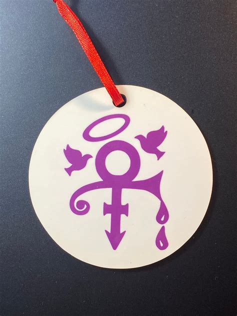 Prince Symbol Doves Purple Holiday Ornament New Mercari Christmas