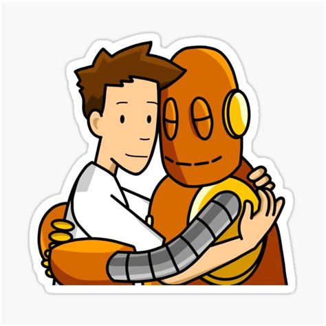Tim And Moby Timoby Hugging Fan Art Sticker For Sale By Ethereal Enigma Redbubble