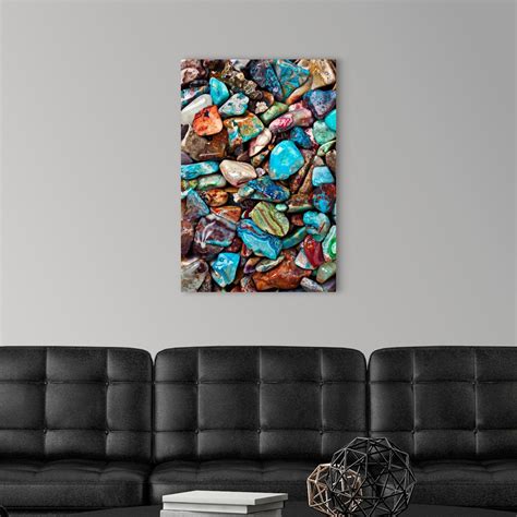Colored Polished Stones Wall Art Canvas Prints Framed Prints Wall