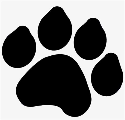 Graphic Freeuse Library Dog Silhouette At Getdrawings Dog Paw Print