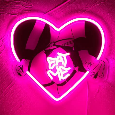 Buy Artlast Anime Hentai Lady Back Eat Me Neon Sign Dimmable Butt Neon