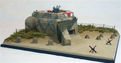 Pegasus 44 Model Building 172 Normandy Atlantic Wall Bunker D Day Diorama