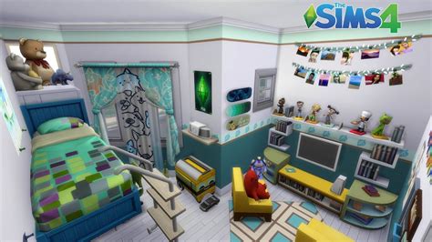 Les Sims 4 Chambre Denfant Sans Cc Youtube
