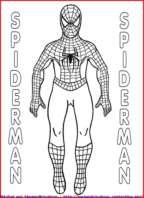 Spiderman... à colorier