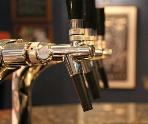 Use Of Beer Taps And Towers As Bar Equipment Parts
