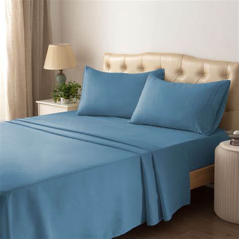 Hotel Collections Microfiber Double Brushed 4 Piece Bed Sheet Set