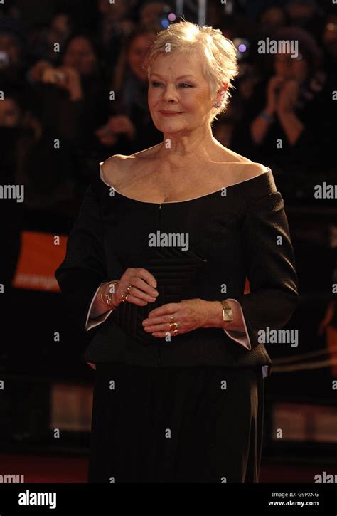 Dame Judi Dench Arrives For The 2007 Orange British Academy Film Awards