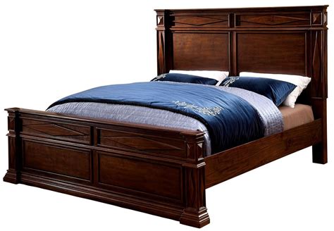 Gayle Cherry King Panel Bed Cm7138ek Furniture Of America