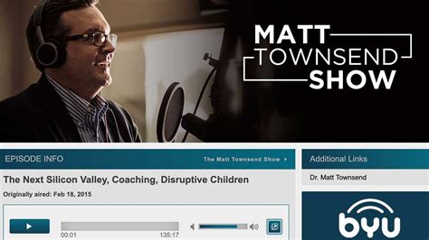 The Matt Townsend Show Insights Intervention