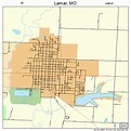 Lamar Missouri Street Map 2940376