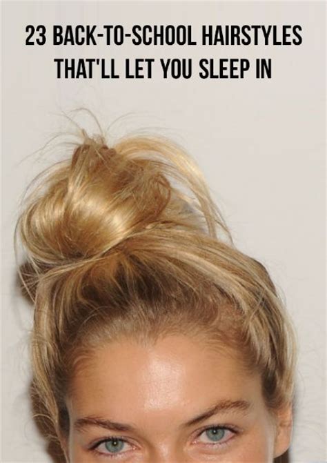 Quick And Easy Hairstyles To Sleep In Best Hairstyles Diy