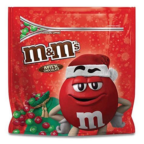 Mandms Christmas Milk Chocolate Candy Party Size 42 Ounce