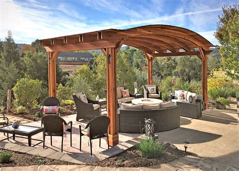 Outdoor living at its best! Backyard Pavilion Kits: Custom Redwood Pavilion for Sale